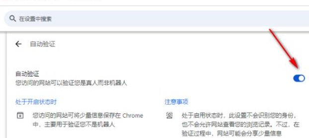 谷歌浏览器自动验证功能怎么设置7